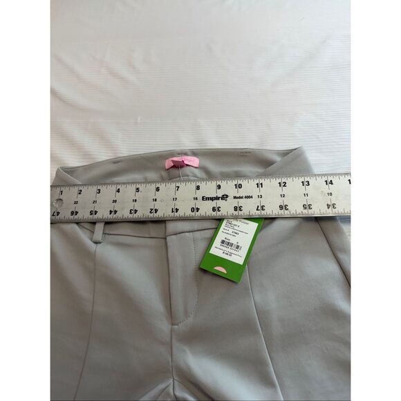 NWT Lilly Pulitzer Chantal Stretch Dinner Pant Palm Beach Grey Size 0 New - Picture 2 of 10